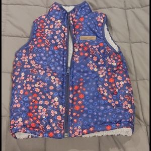 Reversible girls Buffalo puffer vest
